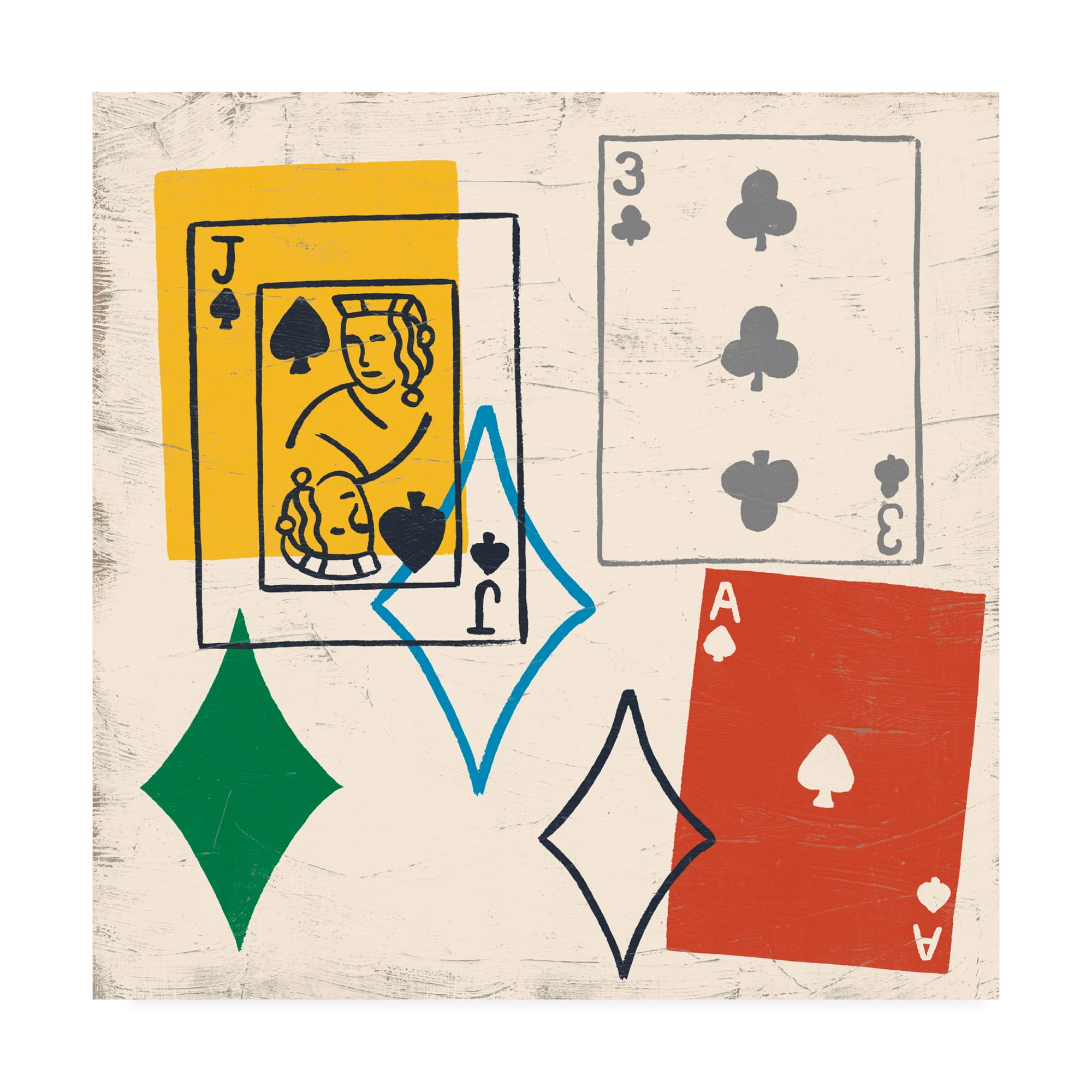 Trademark Fine Art 'Game Time III' Canvas Art by June Erica Vess