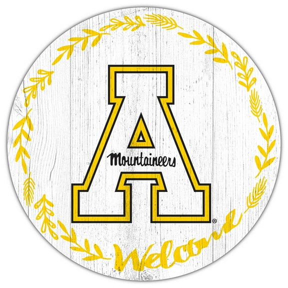 Appalachian State Mountaineers 12" Welcome Circle Sign