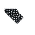 thumbnail image 5 of INSPIRE CHIC Men's Shirt Polka Dots Pattern Point Collar Long Sleeve Button Down Shirt 38 Black, 5 of 7