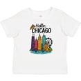 thumbnail image 3 of Inktastic Hello Chicago Skyline Pizza Boys or Girls Baby T-Shirt, 3 of 5