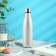 thumbnail image 1 of Tuvgenk Bouteille d'Eau Isolée 17 Oz Bouteille d'Eau de Sport en Acier Inoxydable Flasque Portable Réutilisable Argent pour Plein Air Randonnée Voyage, 1 of 6