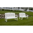 thumbnail image 3 of POLYWOOD&reg; Nautical Recycled Plastic Park Bench, 3 of 6