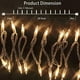 thumbnail image 2 of Luces navideñas HISHINY, 100 unidades, pequeñas, transparentes, 32 pies (10 m), 2 of 6