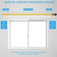 Curtain Rods for Windows 16 to 48 Inches, Curtain Rod Max Adjustable