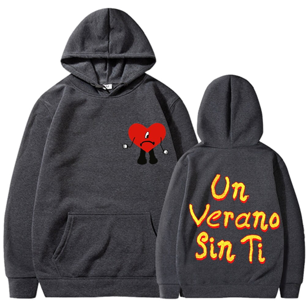 Sudadera Con Capucha Bad Rapper Bunny - Diseño Hip Hop, Poliéster, Tallas XXS A 4XL, Unisex, Ideal Para Streetwear