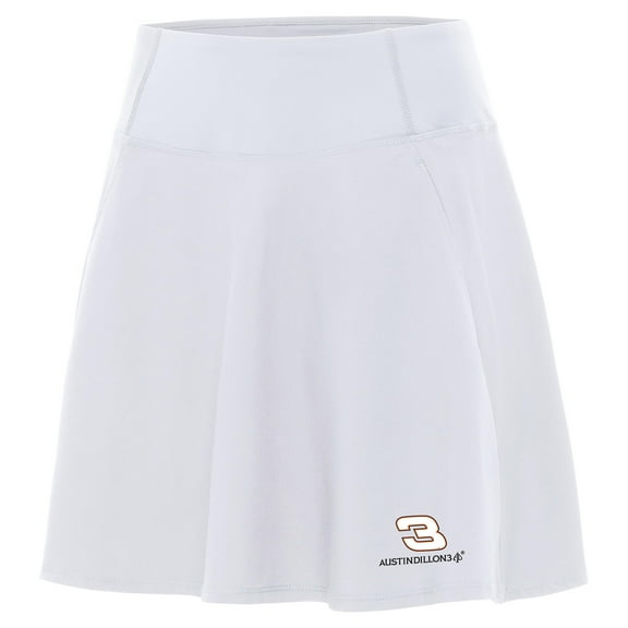 Women's Antigua  White Austin Dillon Chip Skort