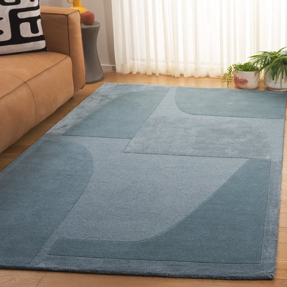 Safavieh Fifth Avenue Janie Geometric Area Rug, Blue, 6' x 6' Square