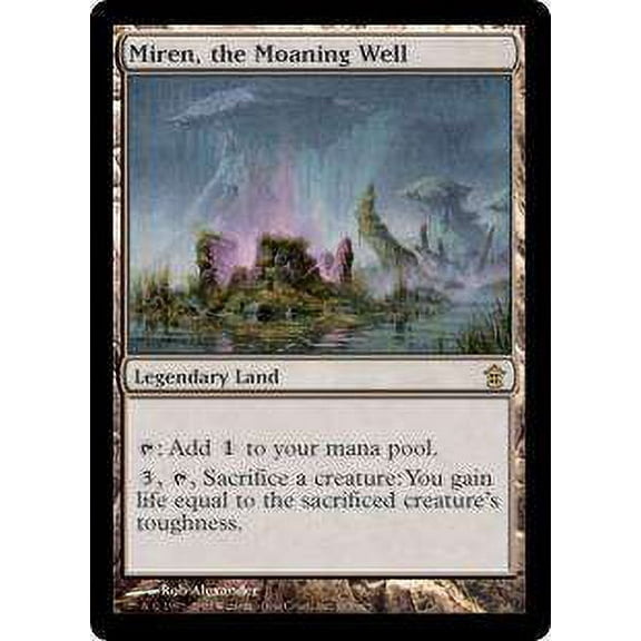 MtG Saviors of Kamigawa Rare Miren, the Moaning Well #163