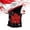 E-Black, variant on Canada Day Shirt Short Sleeve Button Down Polo Shirts Basic Maple Leaf Golf Shirts