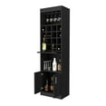 thumbnail image 4 of FM FURNITURE Myers 20"W 2-Door Modern Engineered Wood Bar Cabinet in Black, 4 of 6