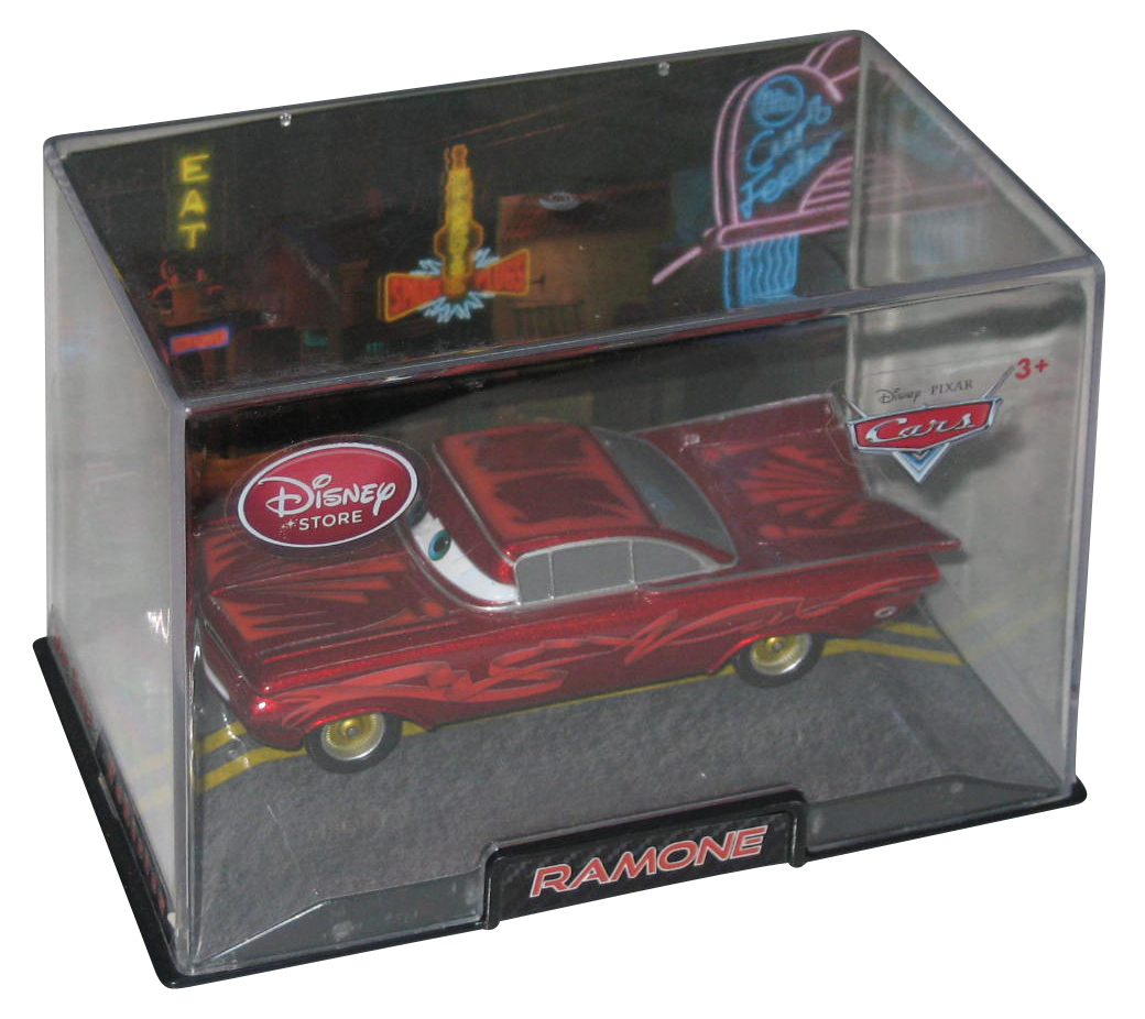 Disney Store Cars 2 Movie Ramone Red 143 Toy Car w/ Case