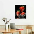 thumbnail image 3 of Nawypu Modern Fruit Wall Art Kitchen Wall Decor, Strawberries Lemon Orange Pineapple Watermelon Grape Canvas Art Prints, Fruit Posters for Dining Room Bar Kitchen Home Decor,, 3 of 5