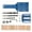 Blue, variant on Rupoun 41-Piece Carpentry Wood Drilling Guide Tool DIY Straight Drill Hole Locator Woodworking Supply Set, Blue, High Precision Guide (7.9 inches / 20 cm)[cite: 1]