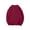 07#Wine, variant on Men's Drop Shoulder Long Sleeve Crewneck Sweatshirt Fleece Pullover Plain Solid Color Sweatshirts for Men Ribbed Cuffs Hem Warm Fall Winter Casual Sweater Pink M
