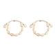 thumbnail image 4 of Guardurnaity de concha para mujer, repuesto decorativo portátil y elegante para chicas, para citas en la playa, brazalete para fotografía, adorno Beige 2Conjunto, 4 of 6