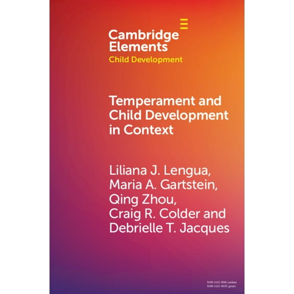 Elements in Child Development Temperament and Child Development in Context, (Paperback)