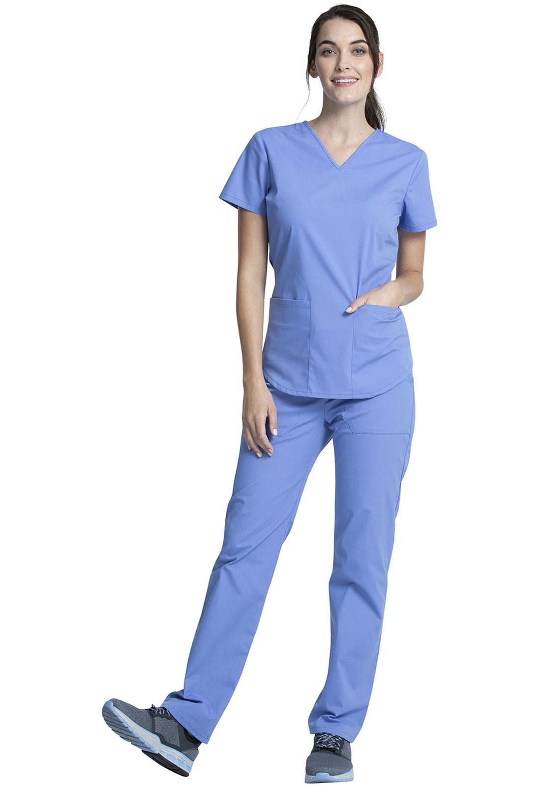 Vital Threads Womens Scrubs Set V-Neck 