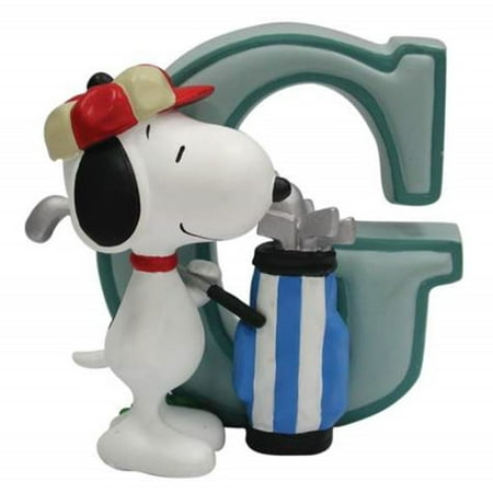 Peanuts Snoopy Letter G Collectible Figurine #8577