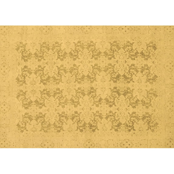 Ahgly Company Indoor Rectangle Abstract Brown Modern Area Rugs, 6' x 9'