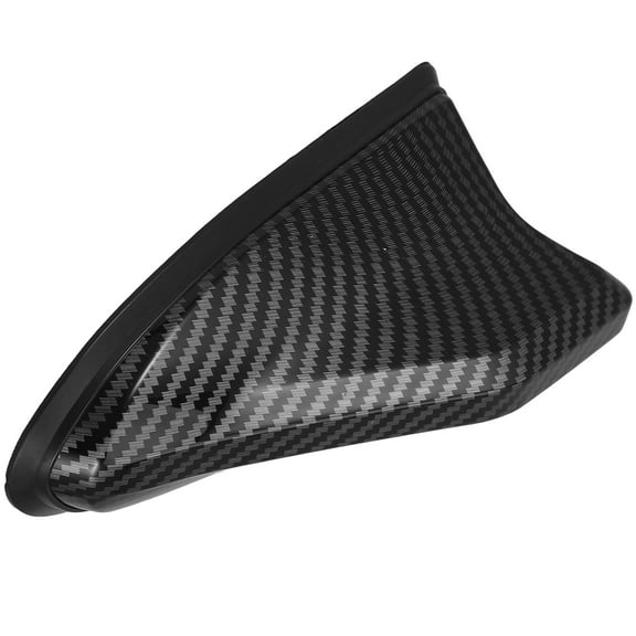 FRCOLOR  Car Shark Fin Decor for 3d Accessories Shape Cover Antenna Black