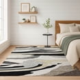 thumbnail image 6 of Addison Rugs Chantille Indoor/Outdoor Transitional Abstract Black Machine Washable Rectangle Rug, 10' x 14', 6 of 8