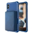 thumbnail image 2 of iPhone XR Wallet Case, Dteck iPhone XR Case with Credit Card Holder Slot Leather Wallet Shockproof Protective Zipper Pocket Purse Case For Apple iPhone XR 6.1 inch, Blue, 2 of 9