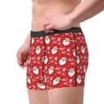 thumbnail image 4 of Daiia Merry Christmas Santa Claus A Men's Underwear Boxer Briefs, Cotton Stretch Moisture-Wicking Underwear-Large, 4 of 9