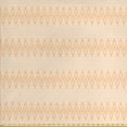 thumbnail image 1 of Geometric Fabric by the Yard Upholstery, Pattern of Continuous Horizontal Zigzag Abstract Geometric Print, Decorative Fabric for DIY and Home Accents, Champagne and White by Ambesonne, 1 of 4