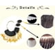 thumbnail image 3 of 100% Human Hair Color Swatch Ring with Gold Buckle, 30Strand Salon Dye Sample Set Beige 10°, 3 of 4