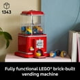 thumbnail image 3 of LEGO Ideas Minifigure Vending Machine Building Set for Adults - Creative Office Decor or Home Book Shelf Display - Capsule Dispensing Toy - Nostalgic Gift for Men and Women, 18+ - 21358, 3 of 8