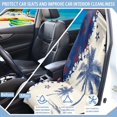 thumbnail image 3 of KUIFORTI Patriotic Palm Print Waterproof Towel Car Seat Cover , Washable Non-Slip Post-Gym and Swimming Seat Protector, Compatible with Cars, SUVs, and Trucks, 3 of 7
