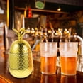thumbnail image 3 of 2 juegos de vasos de piña para cóctel, vasos de piña con pajita para cóctel, para fiestas navideñas, 3 of 7