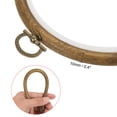 thumbnail image 3 of Uxcell 3.5" 6" Rubber Round Embroidery Hoop Frame Cross-Stitch Ring, 2in1 Set, 3 of 5