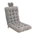 thumbnail image 4 of Chair Cushion, Desk Chair Cushion with Fixing Band, Plush Seat Cushions, Chair Seat Pad Back Support for Home Living Room Gray, 4 of 8