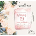 thumbnail image 5 of Darling Souvenir Pink Birthday Invitation Card 28 Pcs Fill or Write In Blank Invites Printable Party Supplies 5 x 7 Inches, 5 of 5