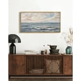 thumbnail image 7 of Drsoum Vintage Sea Landscape Wall Art Ocean Retro Classic Farmhouse Paints Rustic Kitchen Bathroom Office Decor 8x16in Natural Framed, 7 of 7