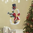 thumbnail image 5 of Guozer Clearance Snowman Shape Garland 1PCS Christmas Wreath with Light Classroom Wreath for Door Weatherproof Outdoor Wreaths, 5 of 7