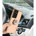 thumbnail image 5 of Compatible for Samsung Galaxy S21 Ultra Case with Ring Holder Kickstand [with Magnetic] Soft TPU Shockproof Electroplated Protective Phone Case for Galaxy S21 Ultra 5G Pink, 5 of 14