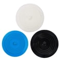 thumbnail image 6 of Silicone Tub Stopper, for Bathroom and Kitchen Sink, Gray Single, Silicone Flat Round Drain Cover, 6 of 9
