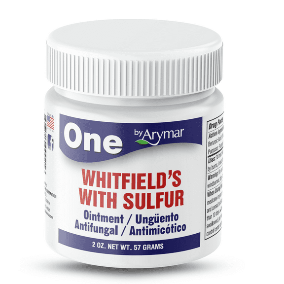 Arymar Whitfield’s Ointment with Sulfur – Skin Conditioning Balm, 2 oz