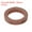 Brown, variant on 0.9" Round Key Cap Cover Identifier Tags for Identifying Keys, Brown, 5 Pack