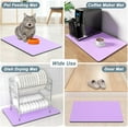 thumbnail image 7 of Coffee Mat, 16" x 24" Coffee Bar Mats for Espresso Machine Station Accessories and Organizer, Hide Stain Rubber Backed Absorbent Dish Drying Pad for Kitchen Counter, Cute Bar Decor Pad, Purple, 7 of 7
