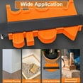 thumbnail image 5 of 10 Inch Super Gauge Shape and Outline Tool, Contour Gauge Profile Tool with Lock, Measuring Tools Shape Duplicator Woodworking Tools, 5 of 10