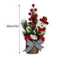 thumbnail image 5 of Mini Simulated Christmas Tree 10 Inch Home Pine Cones Christmas Tabletop Decor for Holiday Home Christmas Decor Winter Crafts, 5 of 5