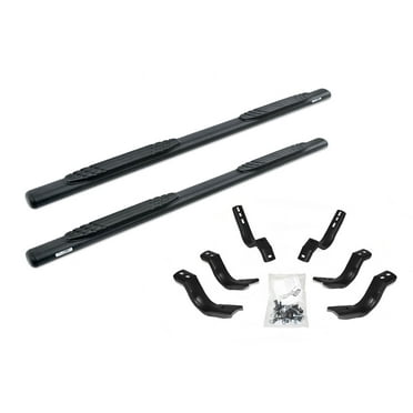 Go Rhino 684404687T 4" OE Xtreme Side Steps with Mounting Brackets Kit For 07-19 Silverado 3500 HD, Sierra 2500 HD, Silverado 1500, Silverado 2500 HD, Sierra 1500, Sierra 3500 HD (Crew Cab Pickup)