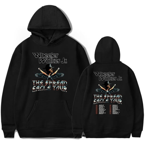 Wheeler Walker Jr Spread Eagle Tour 2024 Hoodies Merch For Men/Women Unisex Long Sleeve Sweatshirt Pullover Streetwear