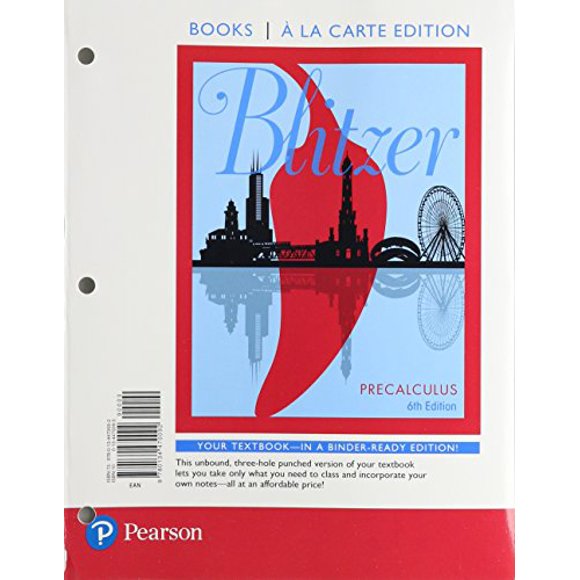 Precalculus, Books a la Carte Edition (6th Edition)
