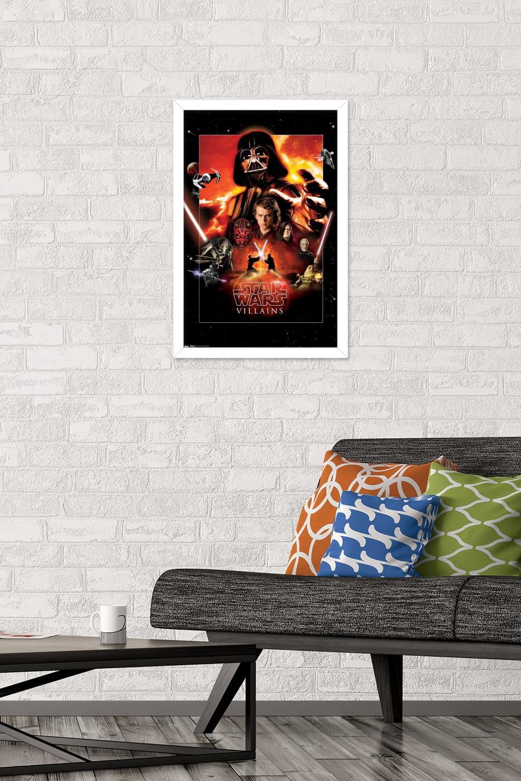 Star Wars: Saga - VIllains 16.5" x 24.25" Framed Poster, by Trends International