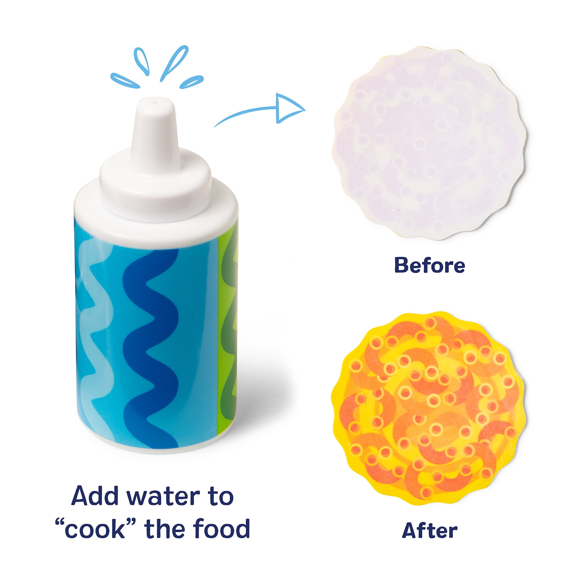 Melissa & Doug Simmer & Stir Stovetop Play Set with Water WOW!® Color Changing Play Food Preschool Toy Ages 3+