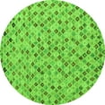 thumbnail image 1 of Ahgly Company Indoor Round Abstract Green Modern Area Rugs, 8' Round, 1 of 4